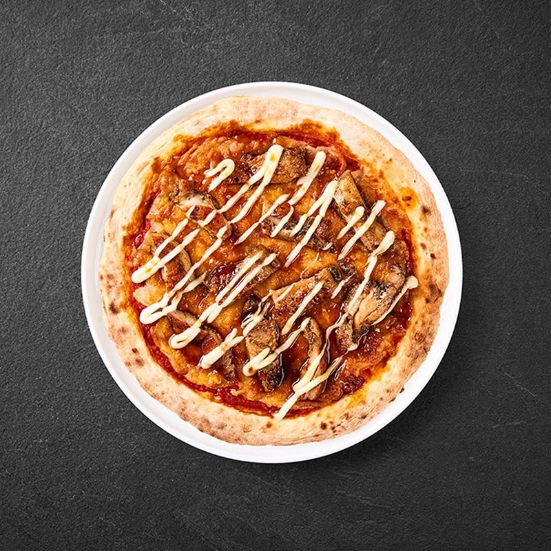 Teriyaki toyuq pizza